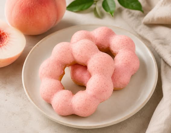 Strawberry Mochi Donut 草莓麻薯多拿滋 I052